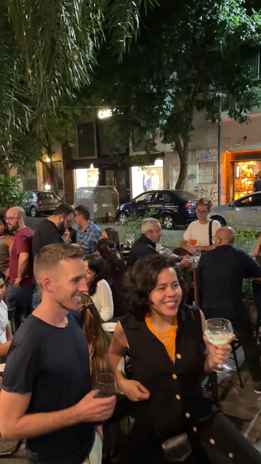 Guests smiling at a past night in Buenos Aires