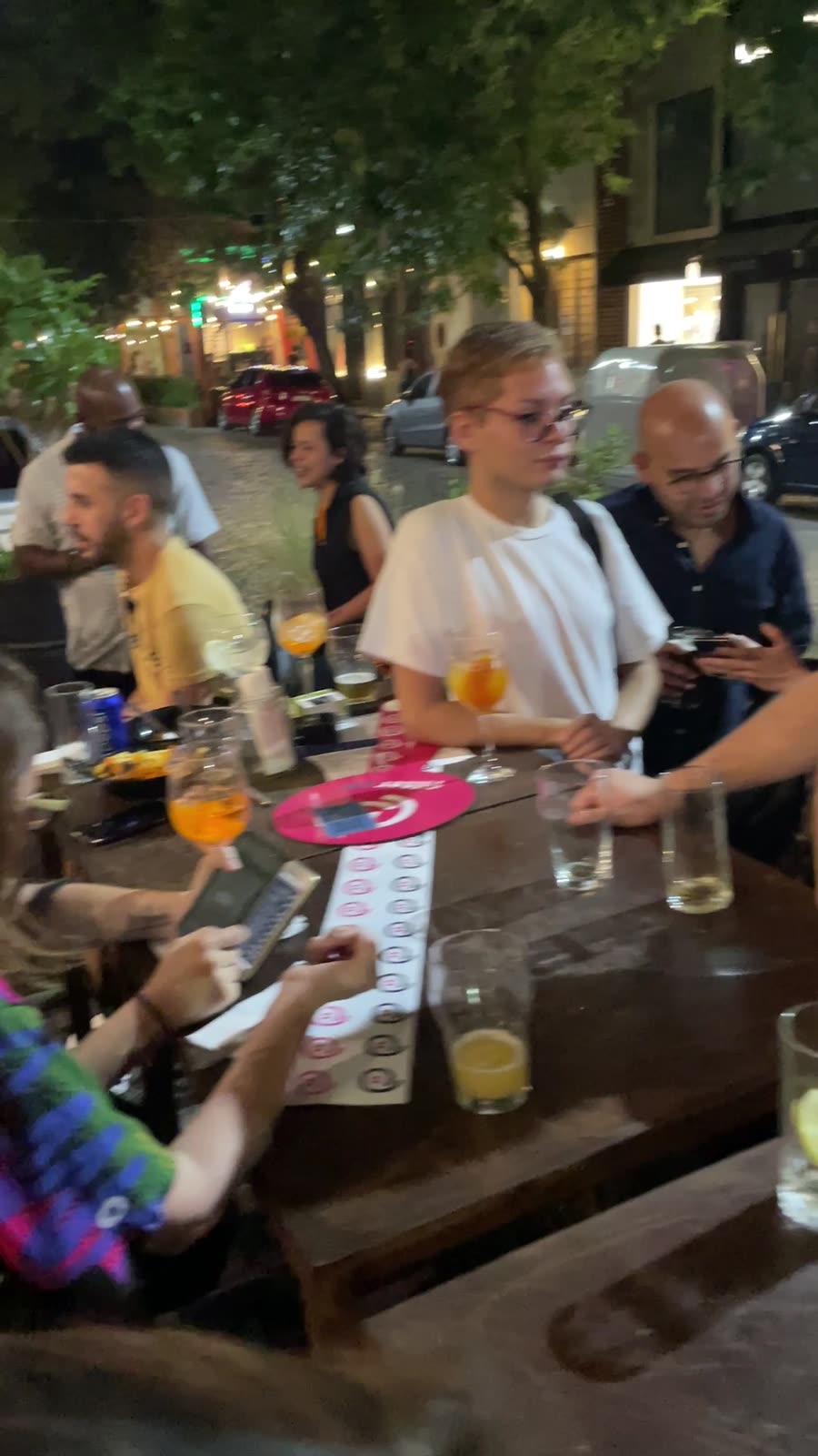 Drinks and guests at a past night in Buenos Aires